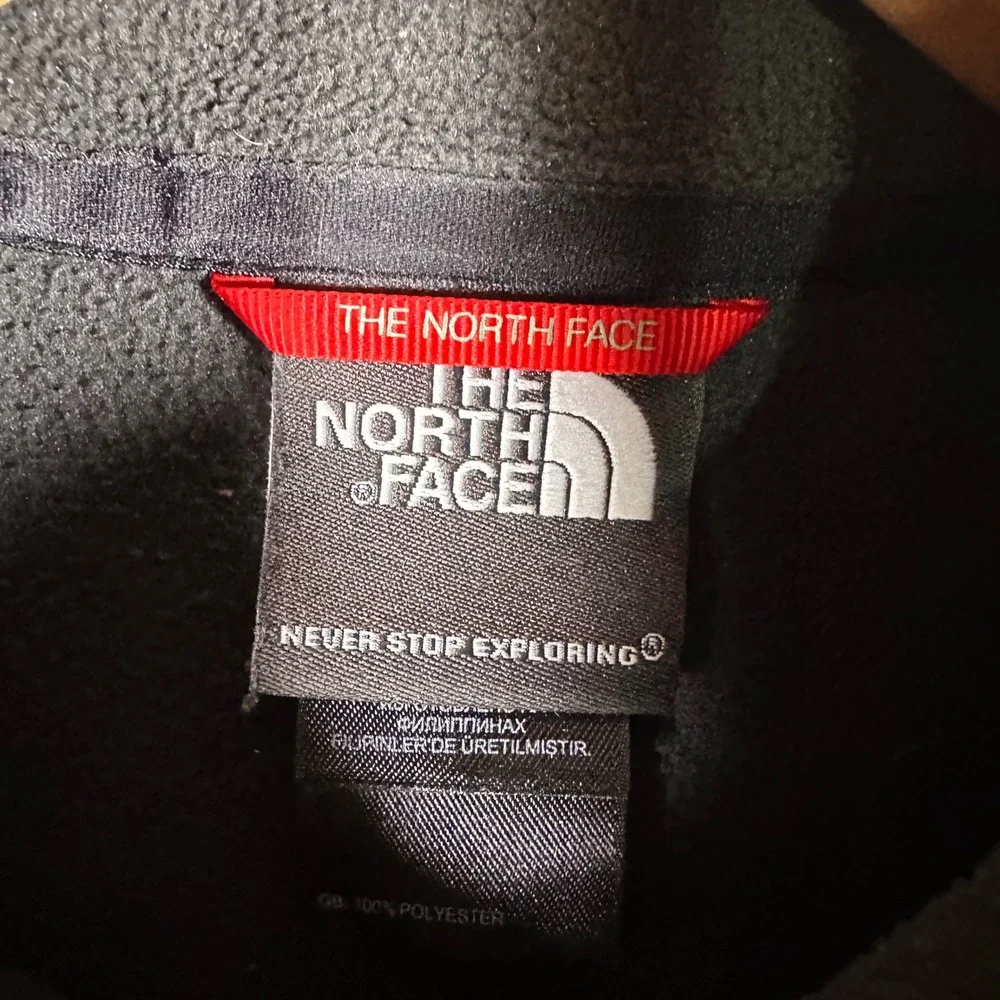 The North Face Mens TKA 100 Glacier Quarter Zip‎ Fleece Pullover Black Large L